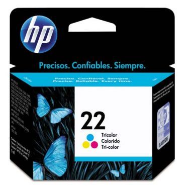 Cartucho de Tinta HP 22 Tricolor - C9352AB